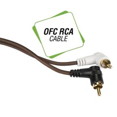 TIMPANO 6 FEET LONG 2 CHANNEL OFC RCA AUDIO SIGNAL CABLE TPT-RCA X6FT