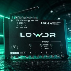 Lowdr LDX 2.4 BT DSP Car Audio Processor 2 In & 4 Out High & RCA App Controled