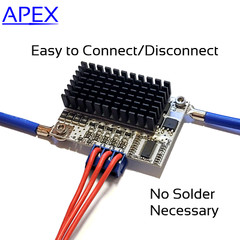 Plug and Play 3S 60A 100A 12v – 12.6v Li-ion BMS Battery Balance No Soldering