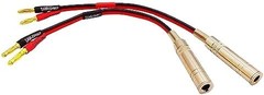 1/4 Inch TS Female to Banana Plug, 6.35mm Jack Mono Adapter Joiner, 1/4″ Female