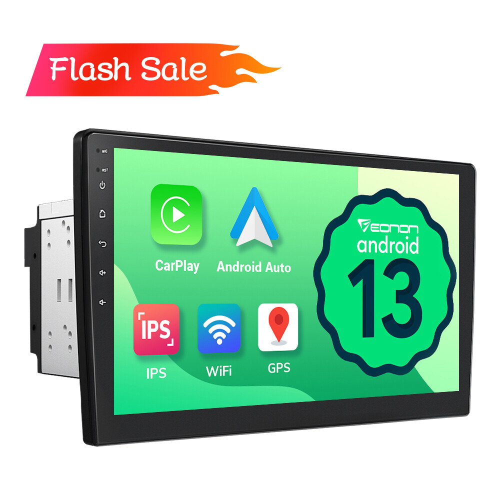 UA13 Plus 10.1″ Android 13 Double 2Din Dash Car GPS Navigation Stereo Radio WiFi