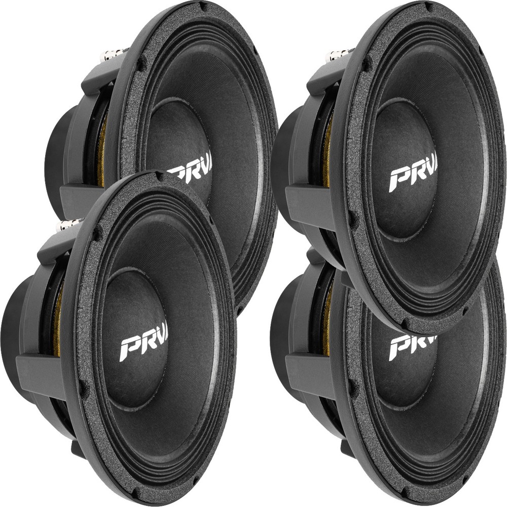 (4) PRV AUDIO 12MR2000-NDY 12” PRO AUDIO 8Ω NEODYMIUM MIDRANGE SPEAKERS (FOUR)