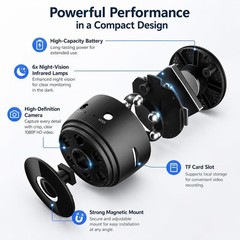 Mini Wireless Record Camera WiFi IP Home Security DVR Night Vision HD USB 1080P