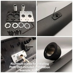 Focal Flax Evo PS165F3E, Aluminum Pods for Midrange Focal Flax Evo PS165F3E