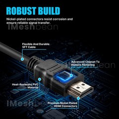200 Count HDMI Cable High Speed 5ft Brand New Never Used Bulk Lot Of 200 Black