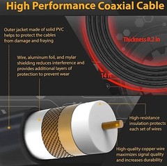 360 Omni Directional HDTV Antenna Amplified/for 5 TV 150 Miles Range UHF VHF