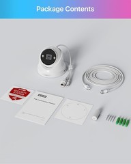 ZOSI C298 Pro 4K 8MP Dual-Lens(2x4MP) Wired WiFi PT Outdoor Security Camera