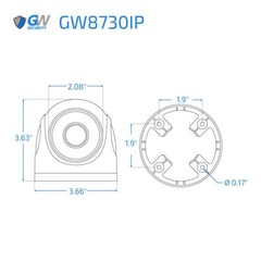 8MP UltraHD 4K (3840 x 2160) 2.8mm Wide Angle IP PoE IP Dome PoE Security Camera