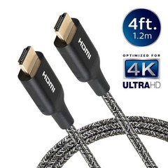 Philip Elite Premium High-Speed HDMI Cable w/ Ethernet 4K@60Hz 4ft