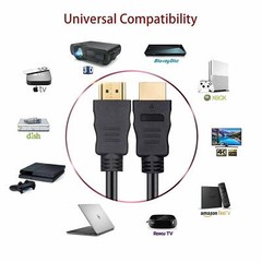 PREMIUM HDMI CABLE 100FT For 3D DVD PS4 HDTV XBOX LCD HD TV 1080P v1.4 Black