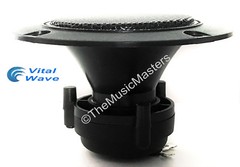 (4) Flush Mount 4″ inch Round Super Horn TWEETERS Speakers Car Audio Home Stereo