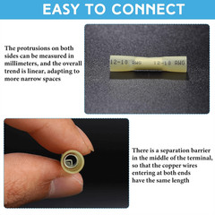 10-100PCS Heat Shrink Butt Connectors Crimp 22-10AWG Gauge Wire Splice Terminals