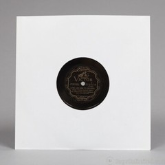 Bags Unlimited S10W – 10 Inch 78 RPM Paper Record Sleeves – 50 Count (White) [Ne