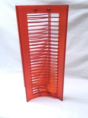 Atlantic 25 CD Storage Tower Hard Plastic Holder Red Rare