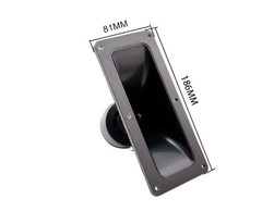 2-pcs(Pair) 3″ x 7″ Piezo Horn Tweeter, 50W RMS 100W Max