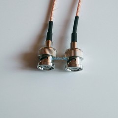 50CM RG316 cable BNC male to BNC male plug crimp jumper M/M straight pigtail
