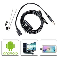 3.5/1.5M 5.5mm Android Endoscope Waterproof Borescope Inspection Camera 6LED USB