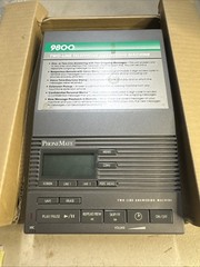 Vintage 80’s PhoneMate 9800 Answering Machine W/ Original Receipt.