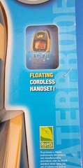 Uniden 5.8GHz Expandable Waterproof – Submersible Handset Phone – Caller ID