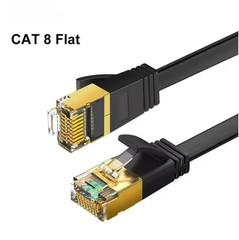 Cat 8 Ethernet RJ45 Cable Super Speed 40Gbps Patch LAN Network Gold Plated Lot