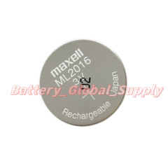 ML2016 Maxell 3V Rechargeable button battery Casio solar-powered watch 10PCS New