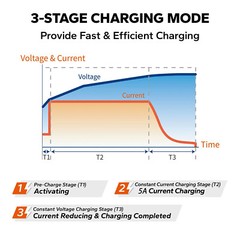 12V 20Ah LiFePO4 Lithium Battery with Charger, Built-in 20A BMS, for Power Wheel