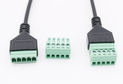 USB 3.1 Type-C Male to 5 Pin Screw Terminal Connector Shield Adapter Cable 30cm
