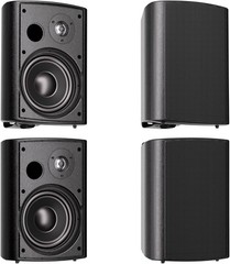 Herdio 4x 6.5″ 800W Outdoor Bluetooth Speakers Waterproof Wall Mount Speaker