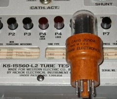 Military grade 2050 tube industrial 2050W testNOS for Seeburg Jukebox