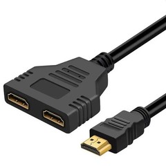 4K HDMI Cable Splitter Adapter 2.0 Converter 1 In 2 Out 1 Male to 2 Female lot