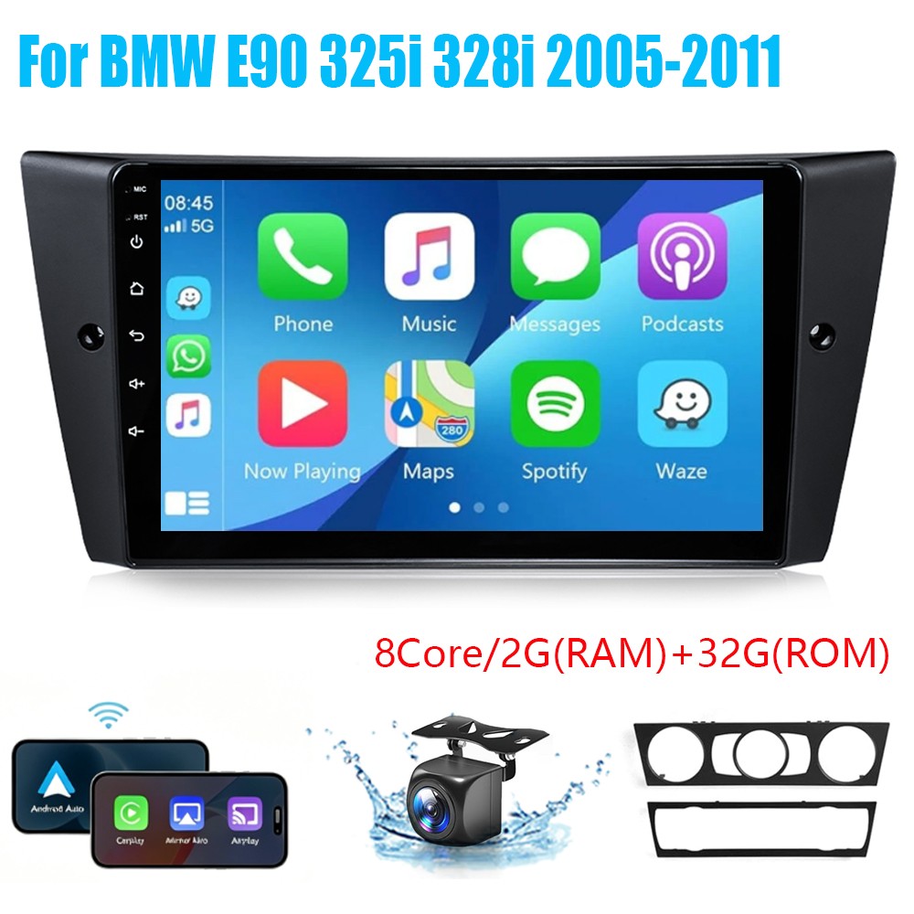 for BMW 3Series 328i 335i 325i E90 E91 E92 E93 2005-2011 Car Radio GPS CarPlay