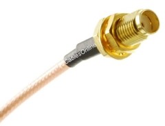 SMA Male to SMA Bulkhead Female RG316 Coax Low Loss RF Cable