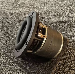 3.5 Inch High Excursion Subwoofer | Carbon Fiber Cone | Dual Spider Design