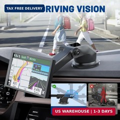 EWAY Suction Cup Mount for CarPlay Display, Backup Camera Monitor, Extended Arm