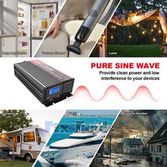 Reliable Pure Sine Wave Power Inverter 1000w 3000w 4000w 12V to 110V Converter