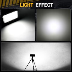 2x LED Work Lights for Tractor Excavator Loader Truck Off-Road Heavy Duty IP68