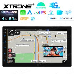 XTRONS 7″ IPS 2DIN Car Play Android 14 8Core 64GB Car Radio Stereo GPS Head Unit