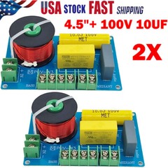 2PCS 3 Way Speaker Crossover PUV-W3 200W Passive Crossover For HiFi Home Audio