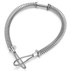 Spring Steel Hose Safety Cable 200 PSI Rated Anti-Whip Restraint for oil lines