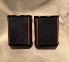 HiVi Swans Swan M-50W Bookshelf Left & Right Speaker Pair TESTED Loud Sounds