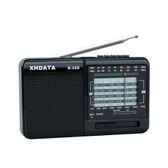 D328 Shortwave AM FM DSP Portable Small Multi Band Radio w/ Rechargeable Battery