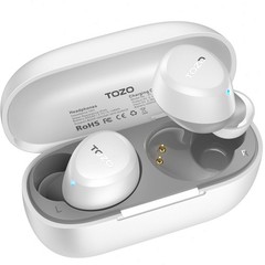TOZO – A1 Lightweight Wireless Earbuds Headphones, White – Refurbished