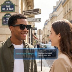 AI Smart Camera Glasses with Video Recording & Camera Intelligent AI Translation