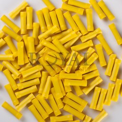 (100) Yellow Vinyl Butt Connector 12-10 Gauge AWG 12V Electrical