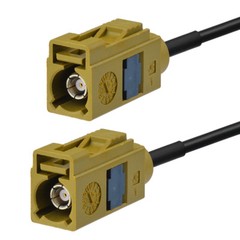 Fakra K Curry Cable 90cm for Car Sirius XM Satellite Radio Antenna Adapter Cable