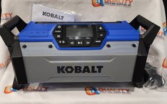 New Kobalt KJR 124B-03 24V Water Resistant Cordless Bluetooth Jobsite Radio