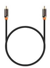 FosPower Gold Plated Dual Layer RCA S/PDIF Digital Coaxial Coax Audio Cable Plug