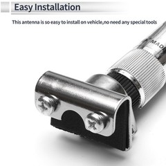 1 Pc Universal Clipped Dummy Antenna Mount 9.4″ Aerial for Decoration Only Si…