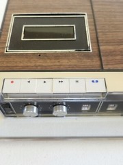 Vintage RCA YZD 560W Walnut Finish CASSETTE DECK RECORDER & Cord 2 Channel