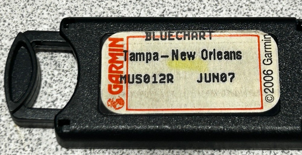 Garmin BlueChart Tampa-New Orleans MUS012R Data Card Marine Chart